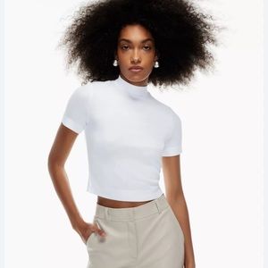 Aritzia Babaton Mock Neck Top